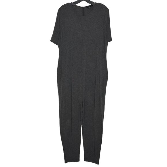 Hatch Jumpsuit Athleisure Minimalist Quiet Luxury Capsule Casual Gray 3 Large - Picture 1 of 5